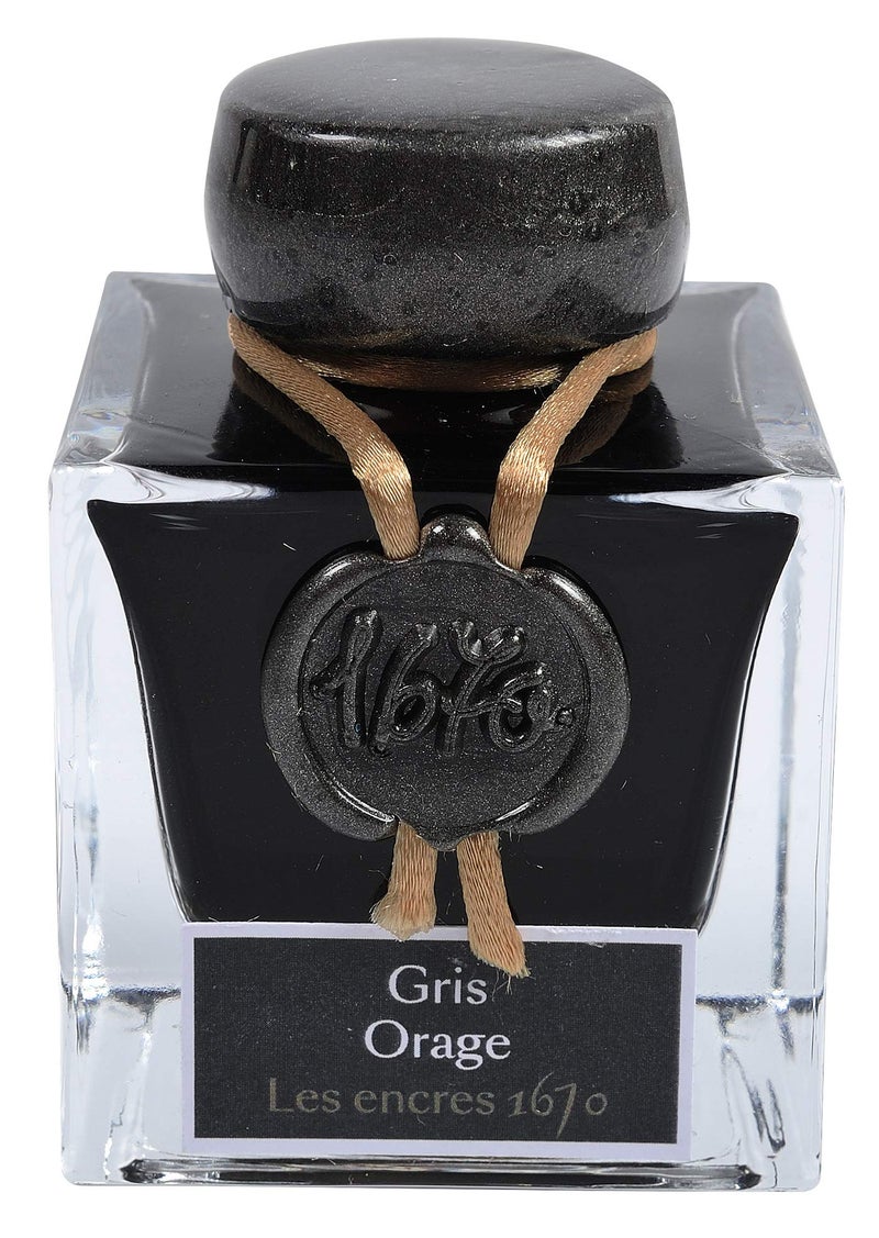 HERBIN J. Herbin J.Herbin 1670 Anniversary Stormy Gray 50ml Bottled Ink (15009T) - Image 3